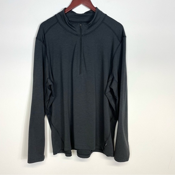 REI Men's Black Quarter Zip Pullover Size XXL - Picture 11 of 11